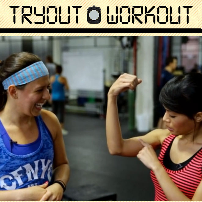 TryOut Workout Crossfit - make a muscle!